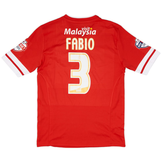 2014-15 Cardiff Match Issue Home Shirt Fabio #3