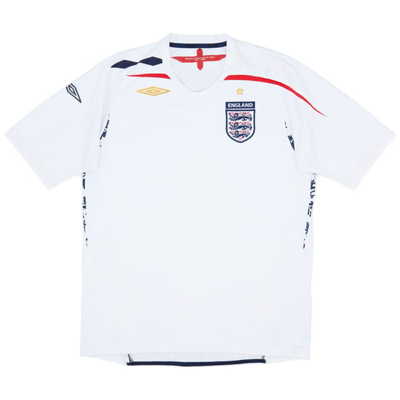 2007-09 England Home Shirt - 5/10 - (L)