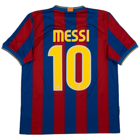 2009-10 Barcelona Home Shirt Messi #10 - 7/10 - (M)