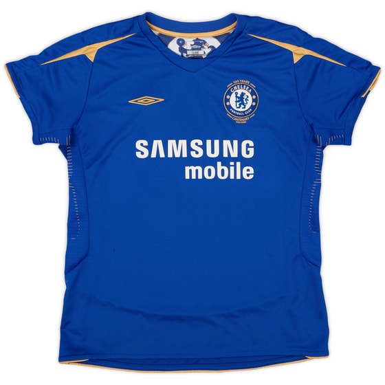 2005-06 Chelsea Centenary Home Shirt - 7/10 - (Women's M)