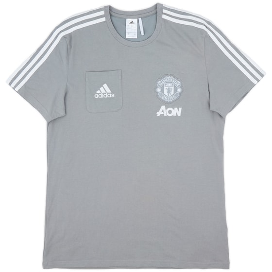 2017-18 Manchester United adidas Leisure Tee - 8/10 - (L)