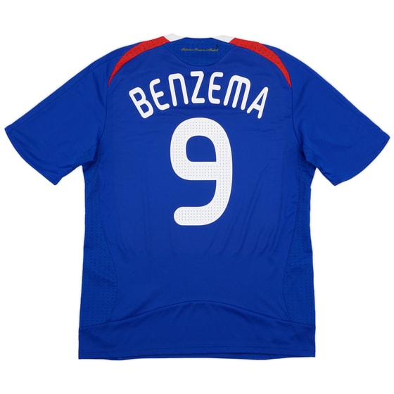 2007-08 France Home Shirt Benzema #9 - 5/10 - (L)