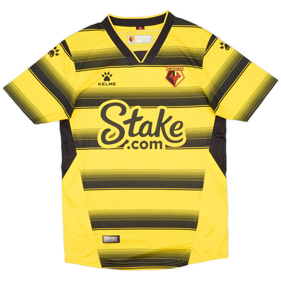 2021-22 Watford Home Shirt - 10/10 - (S)