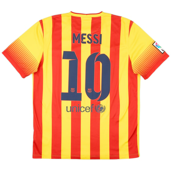 2013-15 Barcelona Away Shirt Messi #10 - 9/10 - (L)