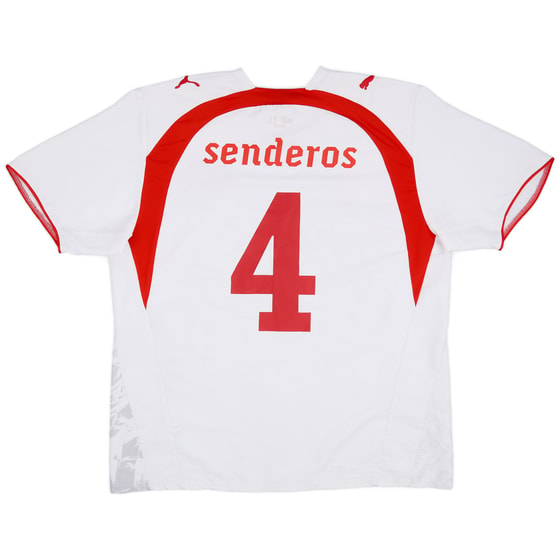 2006-08 Switzerland Away Shirt Senderos #4 - 9/10 - (XL)