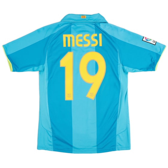 2007-09 Barcelona Away Shirt Messi #19 - 8/10 - (S)