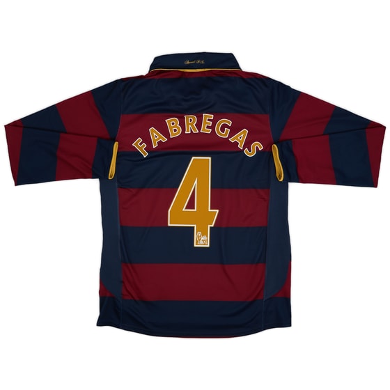 2007-08 Arsenal Third L/S Shirt Fabregas #4 - 7/10 - (S)