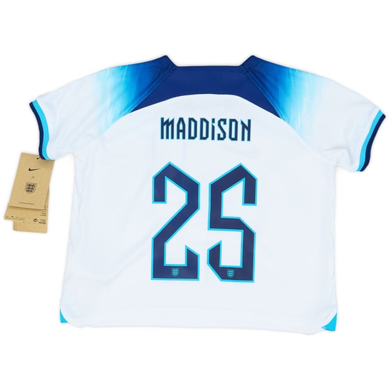 2022-23 England Home Shirt Maddison #25 (S.Infants)