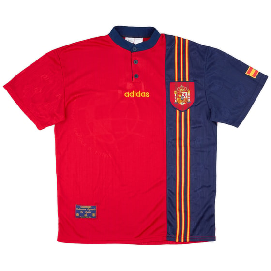 1996-98 Spain Home Shirt - 9/10 - (L)
