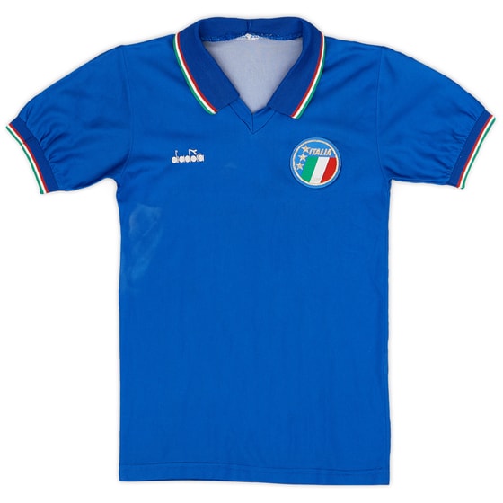 1986-90 Italy Home Shirt - 5/10 - (L.Boys)