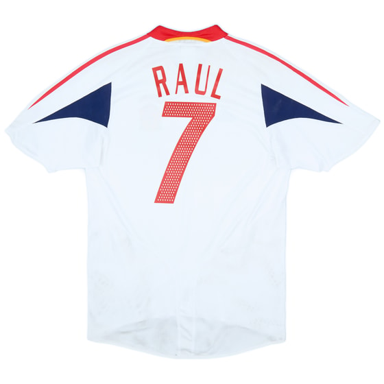 2004-06 Spain Away Shirt Raul #7 - 9/10 - (M)