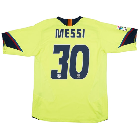 2005-06 Barcelona Away Shirt Messi #30 - 8/10 - (M)