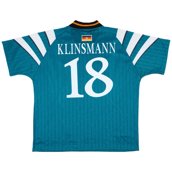 1996-98 Germany Away Shirt Klinsmann #18 - 9/10 - (XXL)