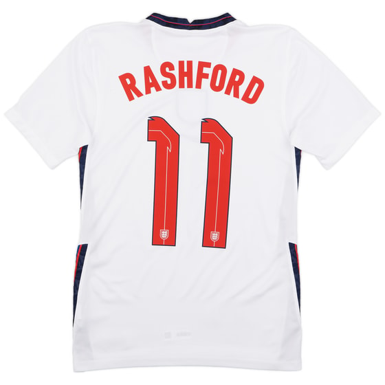 2020-22 England Home Shirt Rashford #11 - 10/10 - (XS)