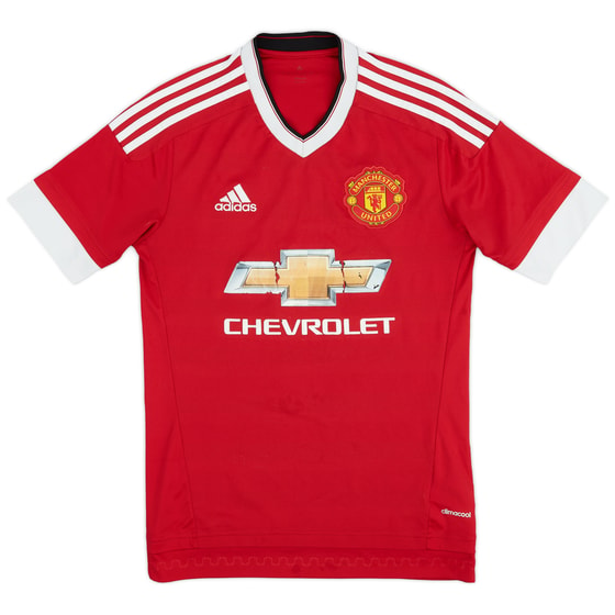 2015-16 Manchester United Home Shirt - 3/10 - (XS)