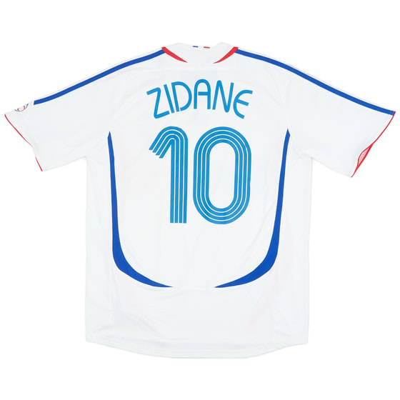 2006 France Away Shirt Zidane #10 - 6/10 - (L)