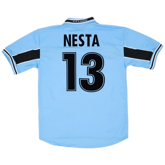 1998-00 Lazio Home Shirt Nesta #13 - 8/10 - (L)