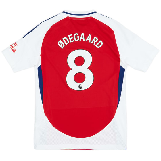 2024-25 Arsenal Home Shirt Ødegaard #8 (KIDS)