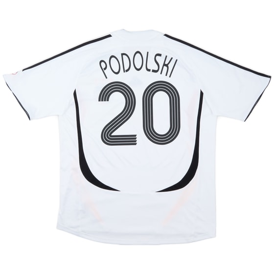 2005-07 Germany Home Shirt Podolski #20 - 7/10 - (XL)