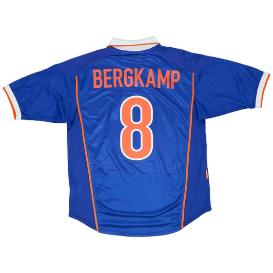 1998-00 Netherlands Away Shirt Bergkamp #8 - 8/10 - (L)