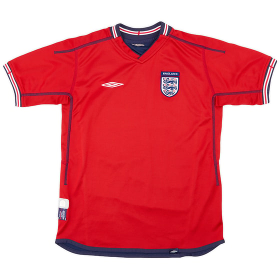 2002-04 England Away Shirt - 9/10 - (L.Boys)