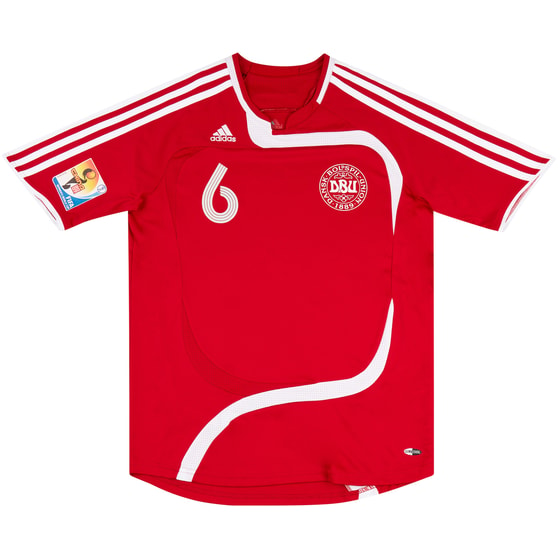 2007 Denmark Women Match Issue World Cup Home Shirt Hansen #6