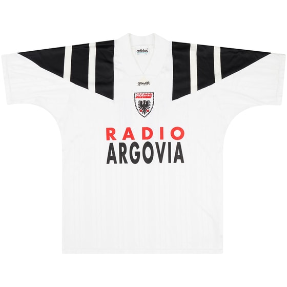 1992-94 FC Aarau Match Issue Home Shirt #11