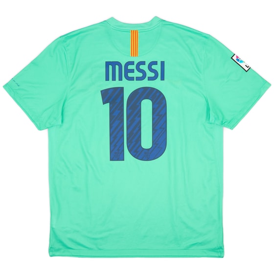 2010-11 Barcelona Away Shirt Messi #10 - 8/10 - (XL)