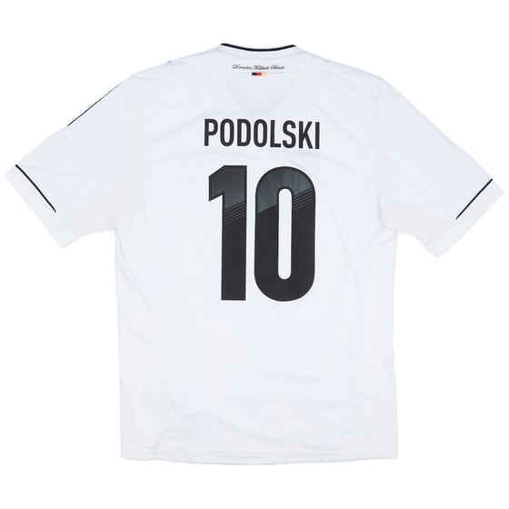 2012-13 Germany Home Shirt Podolski #10 - 7/10 - (L)
