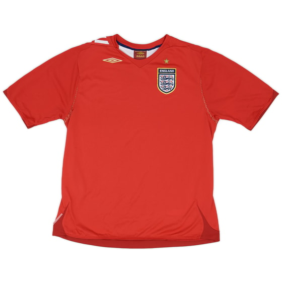 2006-08 England Away Shirt - 9/10 - (Women's L)
