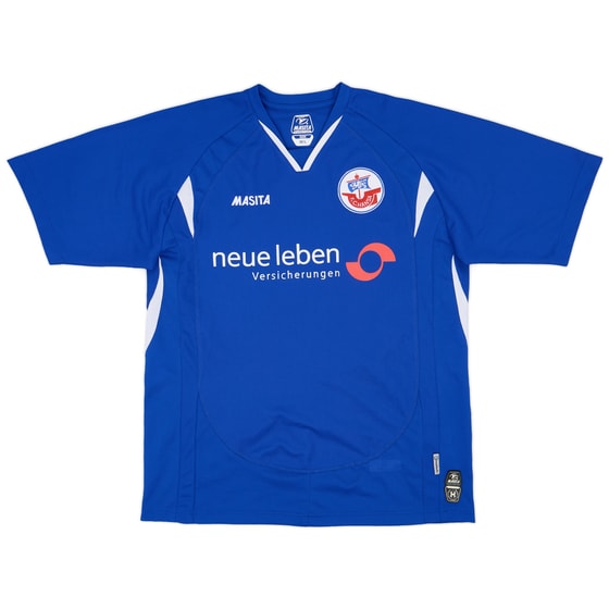 2006-07 Hansa Rostock Signed Home Shirt - 9/10 - (M/L)