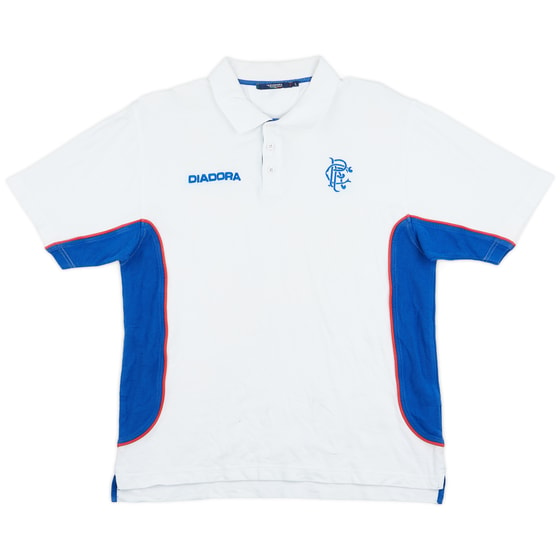 2002-03 Rangers Diadora Polo Shirt - 8/10 - (L)