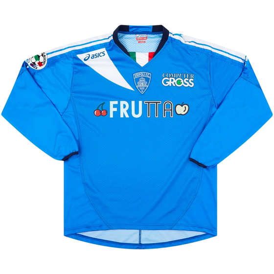 2006-07 Empoli Match Issue Home L/S Shirt Pozzi #9