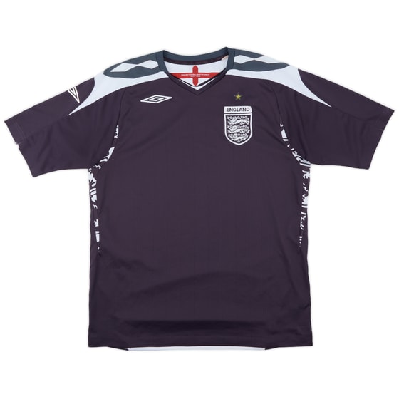 2007-09 England GK S/S Shirt - 8/10 - (L)