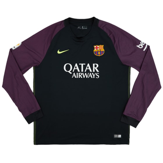 2016-17 Barcelona GK Shirt - 10/10 - (XL)