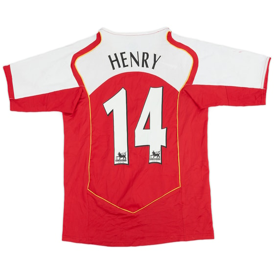 2004-05 Arsenal Home Shirt Henry #14 - 5/10 - (Women's L)