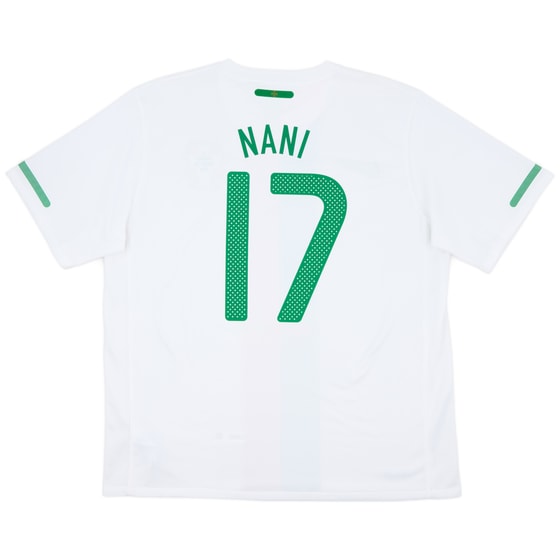 2010-11 Portugal Away Shirt Nani #17 - 9/10 - (XL)