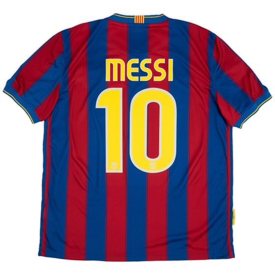 2009-10 Barcelona Home Shirt Messi #10 - 10/10 - (L)