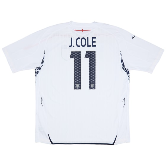 2007-09 England Home Shirt J.Cole #11 - 9/10 - (XXL)