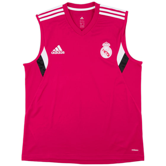 2014-15 Real Madrid adizero Training Vest - 10/10 - (L)
