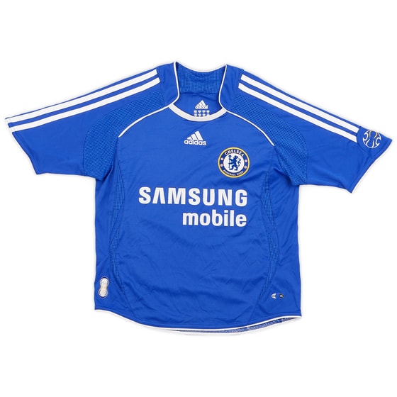 2006-08 Chelsea Home Shirt - 8/10 - (XS.Boys)