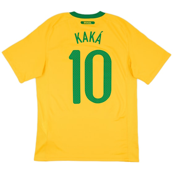 2010-11 Brazil Home Shirt Kaka #10 - 9/10 - (S)