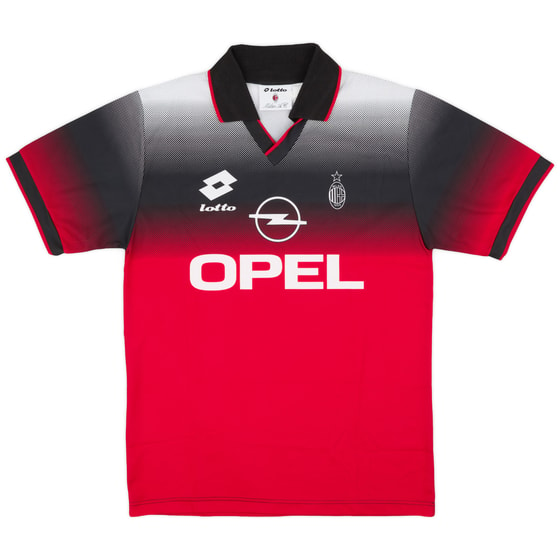 1995-96 AC Milan Lotto Training Shirt - 8/10 - (M)