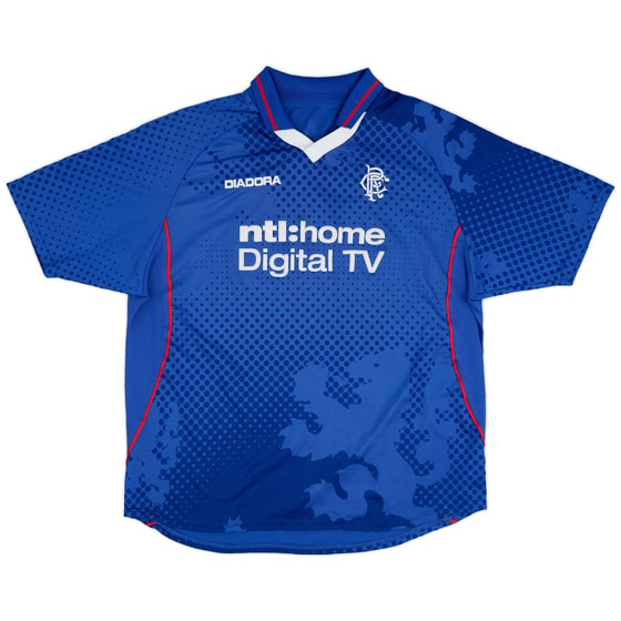 2002-03 Rangers Home Shirt - 9/10 - (XXL)