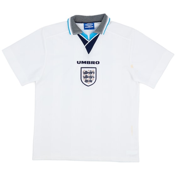 1995-97 England Home Shirt - 5/10 - (M)