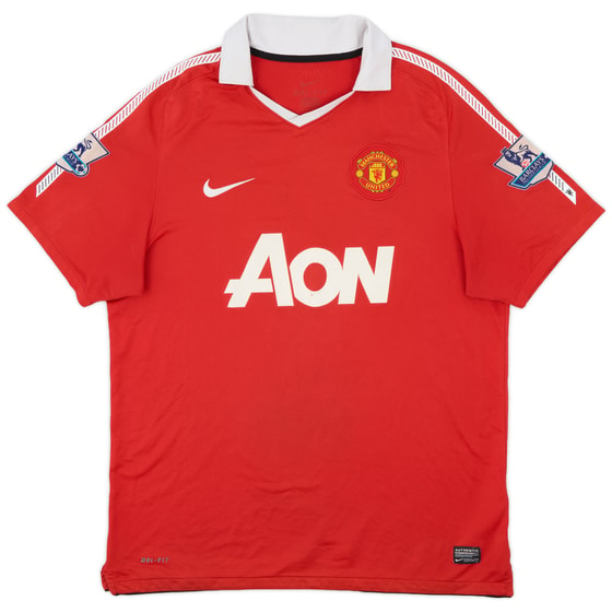 2010-11 Manchester United Home Shirt - 6/10 - (L)