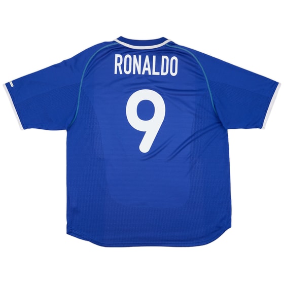2000-02 Brazil Away Shirt Ronaldo #9 - 9/10 - (XXL)