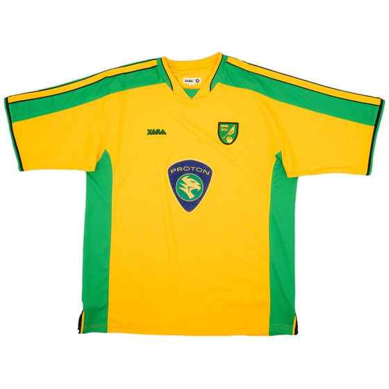 2004-05 Norwich Home Shirt - 8/10 - (XL)