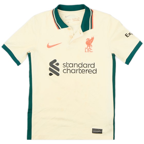 2021-22 Liverpool Away Shirt - 7/10 - (S.Boys)