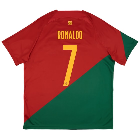 2022-23 Portugal Home Shirt Ronaldo #7 (XL)
